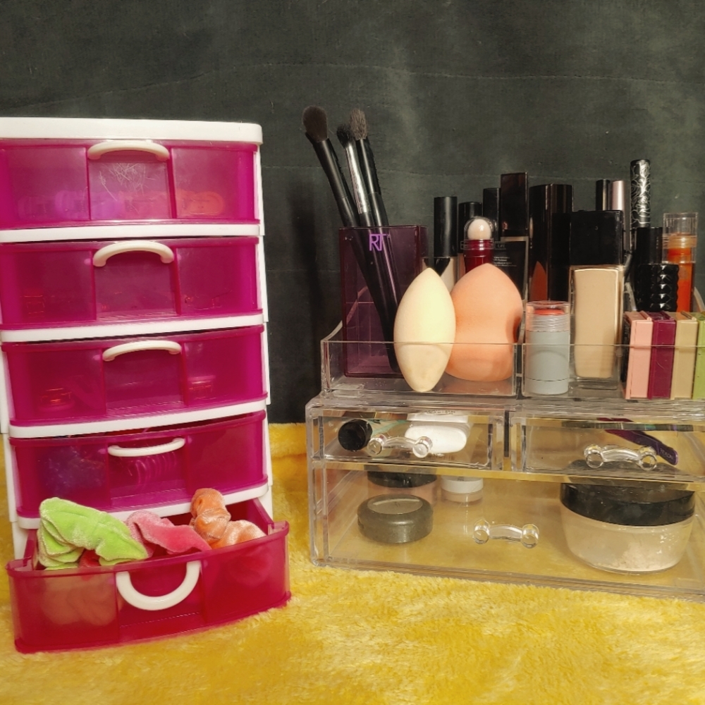 Makeup Organizer and Storage Bundle Vanity